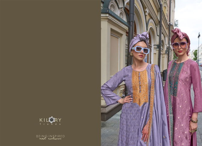 Piccaso By Kilory Handwork Silk Designer Salwar Kameez Wholesalers In Delhi